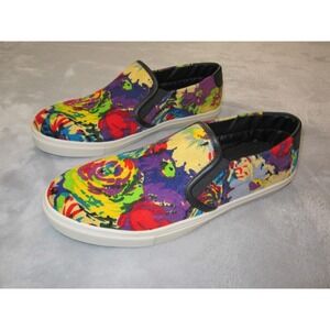 Steve Madden Shoes Womens‎ Size 10 Multicolor ECENTRCV Floral Slip On Sneakers